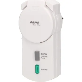 Elektrická zásuvka Orno Dálkově ovládaná Elektrická Zásuvka bílá