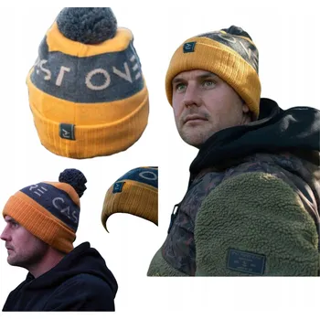 Čepice Zimní čepice One More Cast oranžová akrylová univerzální