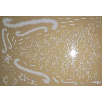 Velikonoční dekorace DECOLED Dekorativní polep do oken A3 strom