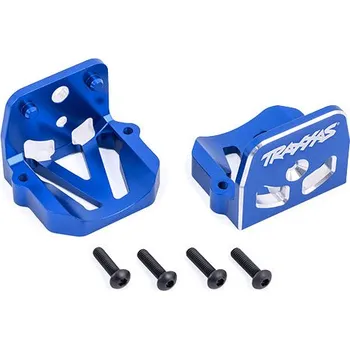 RC náhradní díl Traxxas lože motoru hliníkové modré (přední a zadní) - TRA7760-BLUE