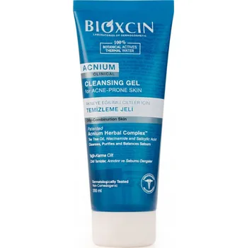 Odličovač Bioxcin Acnium čisticí gel na obličej regulující tvorbu kožního mazu 200 ml