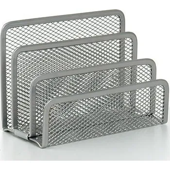 Stojan na listy drátěný, stříbrná