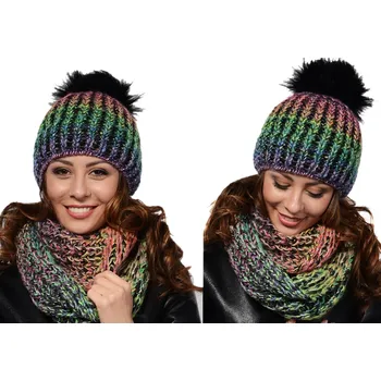 Čepice Alur sada čepice a nákrčník (rolák) univerzální velikost, vícebarevná