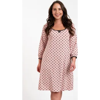 Dámská noční košile Noční košilka Italian Fashion Margo r.3/4 Barva: Růžová, Velikost: XL