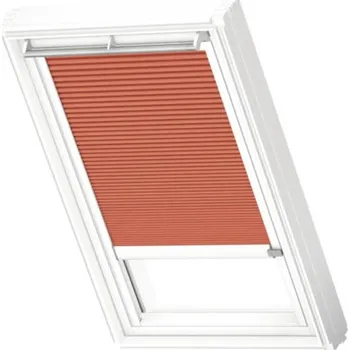 Roleta Plisé roleta na střešní okno VELUX na solární pohon FSC UK10 1167KWL oranžová