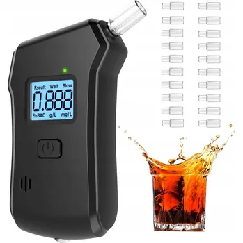IP kamera POLICEJNÍ ALKOHOL TESTER PROFESIONÁLNÍ PŘESNOST + 20 NÁUSTKŮ LCD RYCHLÝ