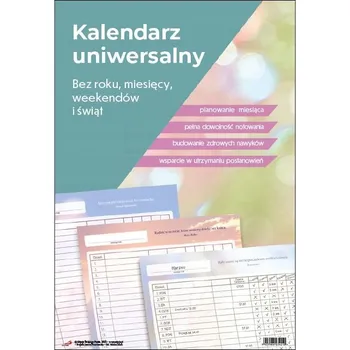 Kalendář Univerzální nástěnný kalendář 2026 - Plánování a motivace