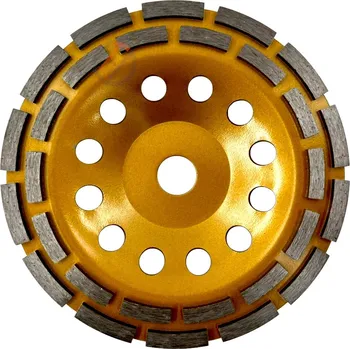 Brusný kotouč Hrncový brusný kotouč na BETONU, omítky, cihly, frézovací talíř 180 mm x 22,23 mm