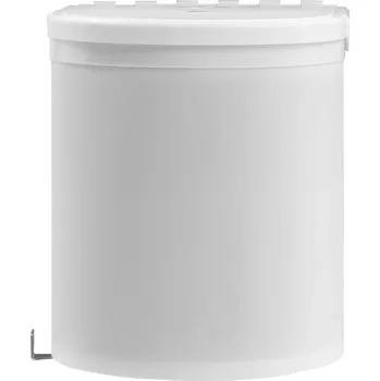 Odpadkový koš Odpadkový koš do vestavby 8L, bílý, ABS, 26,5x26,5 cm