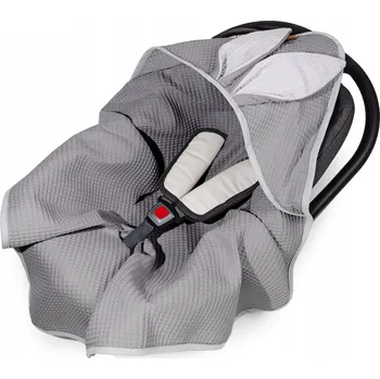 Zavinovačka Letní zavinovačka do autosedačky Floo For Baby 78x78 cm králičí grafit