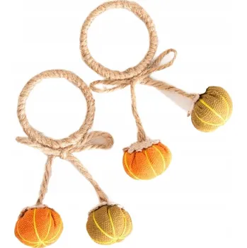 Prostěradlo Sada kroužků ZUCCA na ubrousky s dýněmi, 2 ks HOMLA