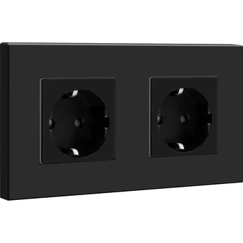 Elektrická zásuvka Černá Elektrická Zásuvka do zdi BSEED