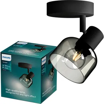 Bodové svítidlo Stropní bodové svítidlo kulatý Philips černé