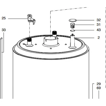Kotel Tyč anodová 40 NORS/E , NODS/E Quantum , Ariston 291086