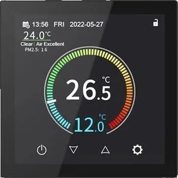 Termostat Termostat pro podomítkovou instalaci 230V černá Wi-Fi Tuya