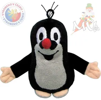 plyšák MORAVSKÁ ÚSTŘEDNA Krtek (krteček) s poutkem 8 cm * PLYŠOVÉ HRAČKY * | AS22