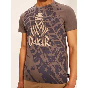 Moto dres Diverse extreme team - Rallye Dakar - tričko DKRV0622 barva hnědá L