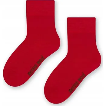 Pánské ponožky TERMOAKTIVNÍ celoroční ponožky z merino vlny, velikost 32-34, červené