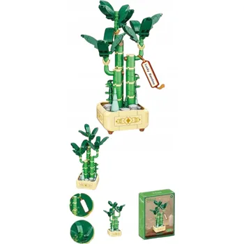 ostatní stavebnice STAVEBNÍ STAVEBNICE SADA BAMBUSOVÝCH BLOKU PRO ŠTĚSTÍ, 308 DÍLŮ