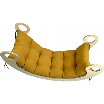 Dětská houpačka Montessori houpačka Polštář dětské, hořčice , XS