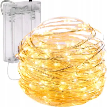 Vánoční dekorace Vánoční osvětlení na stromeček Martom do interiéru 4,3 m 51 - 100 žárovek