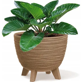 Květináč Béžový plast Květináč Prosperplast 23,6 cm x 23,6 x 19,5 cm