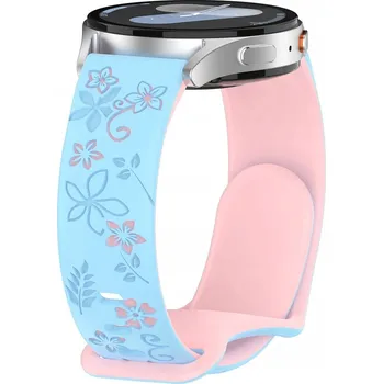 Řemínek na hodinky SILIKONOVÝ ŘEMÍNEK PRO CHYTRÉ HODINKY REALME BAND 2, TELESKOPICKÉ UCHYCENÍ ŘEMÍNEK DÁMSKÝ 18MM