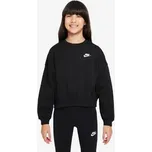 Nike Sportswear Club Fleece Girls Boxy Crew-Neck Sweatshirt XS