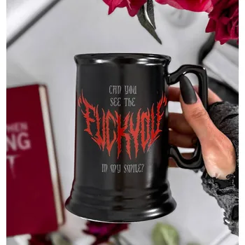 hrnek KILLSTAR - Sinister Smile - Black/Red