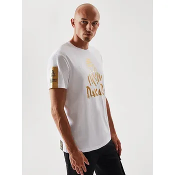 Moto dres Diverse extreme team - Rallye Dakar - triko DKRVIP0422 barva bílá / zlatá XL