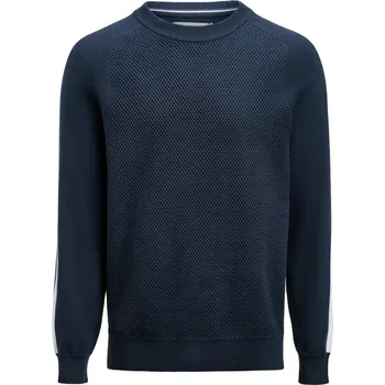 pracovní mikina James Harvest Svetr Scarsdale Sweater Men, pánský COT62251700314-navy Navy 4XL