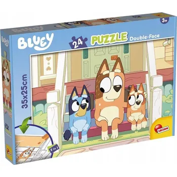 Puzzle Puzzle Lisciani 24 dílků Puzzle podlahové oboustranné M-Plus 24 dílků Bluey Mr Monkey Jocks