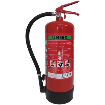 Hasicí přístroj ČERVINKA-CZECH REPUBLIC s.r.o. UNIEX Pěnový hasící přístroj F6 BETA WLi - 6L, S REVIZÍ, k hašení lithiových baterií Varianty: UNIEX Pěnový hasící přístroj F6 BETA WLi - 6L, S REVIZÍ, k hašení lithiových baterií, Kód: 26213