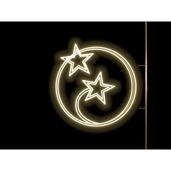 Vánoční světelná dekorace Vánoční dekorace na sloupy VO Ornament 2, 110 cm Barva: Teplá bílá