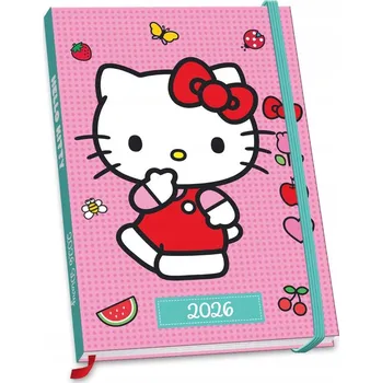 Kalendář Knižkový komiksový kalendář A5 Hello Kitty 2026