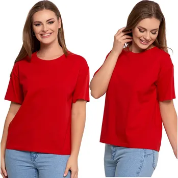 DÁMSKÉ TRIČKO Klasické Bavlna Tričko Moraj - XL