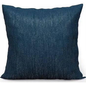 Povlak na dekorativní polštářek Tmavě modrý vánoční dekorativní povlak na polštář 40x40 lesklý voděodolný