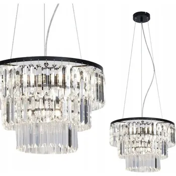 Zuma Line Křišťálové, závěsné svítidlo Tifanny, Ø40cm