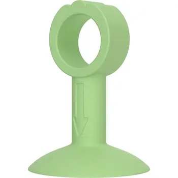 dveřní zarážka Silikonový tichý doraz dveří | dveřní zarážka, ochrana stěny - Zelený