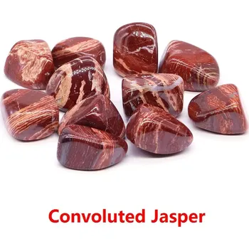 Přírodní kámen Leštěný přírodní křišťál | dekorace | minerál - Spletitý Jasper , 50 g