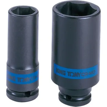 Gola hlavice Hlavice nástrčná rázová tenkostěnná prodloužená King Tony 1/2 CrMo 6 hranná, 11 mm 493511M