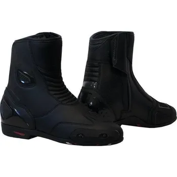 Těžké boty Boty na motorku Rebelhorn Trip ST, černé nízké boty na moto 45