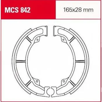 Brzdový komplet TRW MCS842 brzdové pakny čelisti na motorku