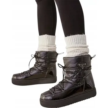 Dámská zimní obuv ČERNÉ DÁMSKÉ SNĚHULE COPESE VEL. 38