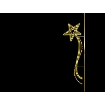 Vánoční světelná dekorace Vánoční dekorace na sloupy VO Ornament 15, 120 cm Barva: Teplá bílá