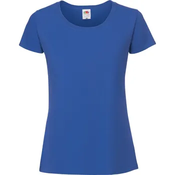 pracovní tričko Fruit of the Loom Tričko Lady-Fit Iconic 195 T, krátký rukáv, dámské COT16142445002-royal blue M Modrá královská