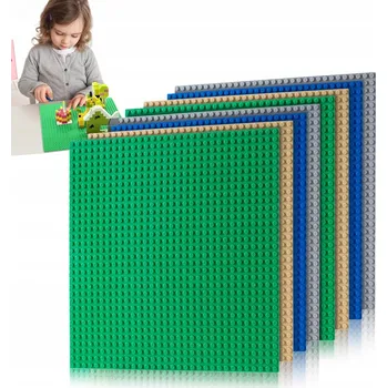 ostatní stavebnice 8 KUSŮ Stavební deska pro kostky city classic podložka 4 Čtyři barvy