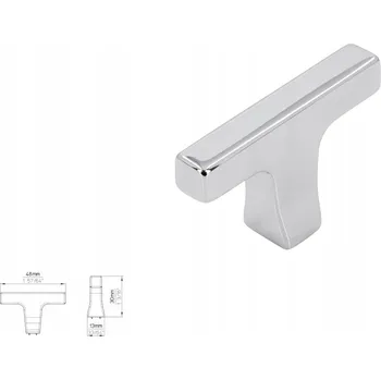 Nábytkové kování Úchytka/Knopka SIRO 2562-48ZN1 chrom lesklý