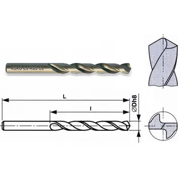 Vrták Vrták 12,50mm HSSE-Co 5 DIN 338