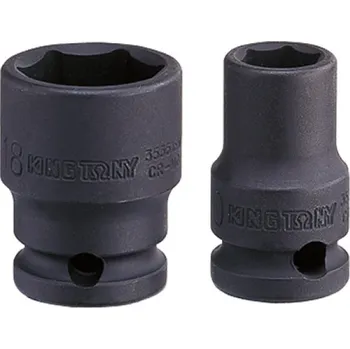 Gola hlavice Hlavice nástrčná rázová King Tony 3/8 CrMo 6 hranná palcová 1/4 353508S